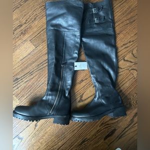 Zara Over-TheKnee Lug Boot
